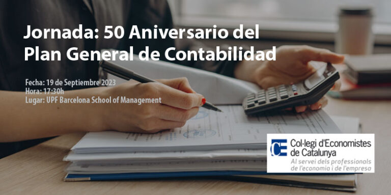 Jornada 50º Aniversario del Plan General de Contabilidad
