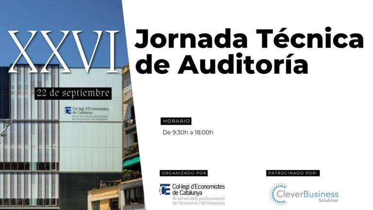 Asistimos como patrocinadores a la XXVI Jornada Técnica de Auditoría